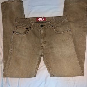 Levi’s Distressed Skinny Red Tag Mens - Rustic Tan